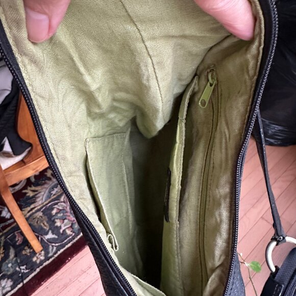 Hobo International Women's Shoulderbag Satchel Black Pebble Leather - Picture 10 of 11